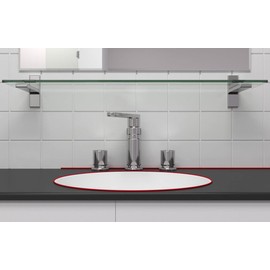 fischer Multipurpose Silicone Sealant, Kitchen & Bathroom, Transparent, Sealing Glazing, Renovating Joints in Sanitary Installations and Connection Joints