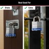 Master Lock 3008D Outdoor Padlock with Key, 4 Pack Keyed-Alike