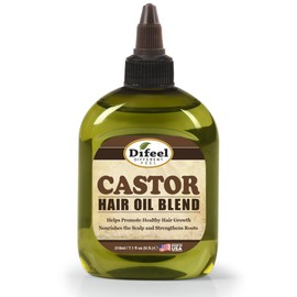 Difeel Aceite de ricino 99% natural de primera calidad, 7.1 onzas, aceite de ricino natural para el crecimiento del cabello