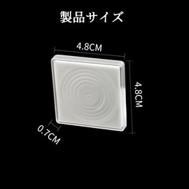 ChasCoCo 4 Pcs Coin Snap Holder Coin Case Storage Silver Dollar Coin Holder Collector Coin Case with Foam Gasket for Square 17/22/27/32/37mm Coins, Clear White