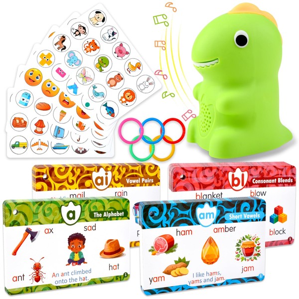 Phonics Flash Cards Reader, Speech Therapy Toys, Learn to Read