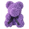 Rose Flower Bear Artificial Rose Flower Decoration Anniversary Gift Hugging