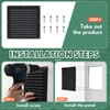 Yaocom 1 Pcs Aluminum Attic Vents 12" x 12" Metal