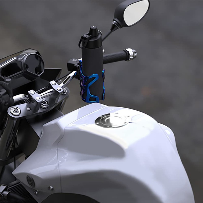 Riloer ABS Handlebar Water Cup Holder for Motorcycle Bicycle Electric