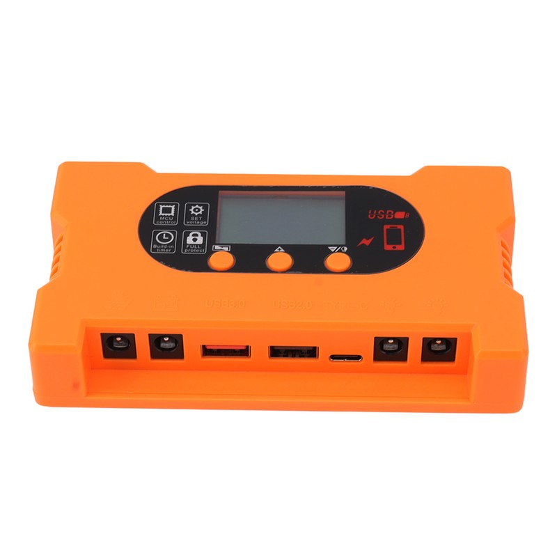 Solar Charge Controller Dual USB Type C Fast Charge Solar