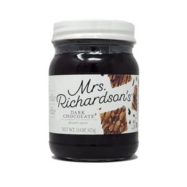 Dessert Sauce Mrs Richardson 16oz Jar (16oz, Dark Chocolate Sauce)