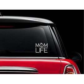 Mom Life Baby Boy Decal Vinyl Sticker|Cars Trucks Vans Walls Laptop| WHITE |5.5 x 4.75 in|CCI644
