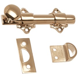 Deltana DDB425CR003 HD Solid Brass 4-Inch Dutch Door Bolt