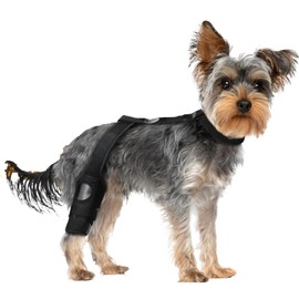 Dog Knee Brace,Leg Hock Wrap Sleeve | Pet Knee Sleeve with Adjustable Strap for Fixation Weakness Support Recovery Injury Rehabilitation