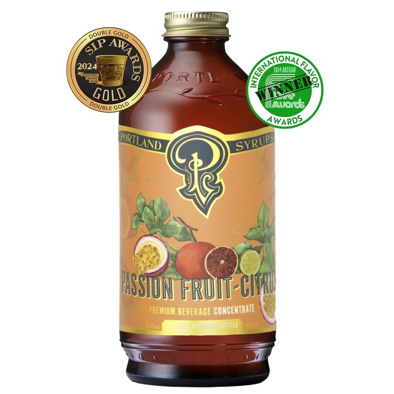 Portland Syrups Passion Fruit Citrus Syrup - Craft Tropical Sensations