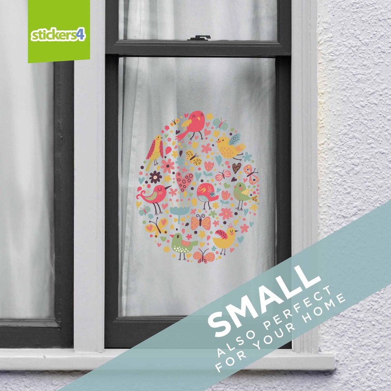 Easter Decorations - Easter Window Stickers - Beautiful Birdy Easter