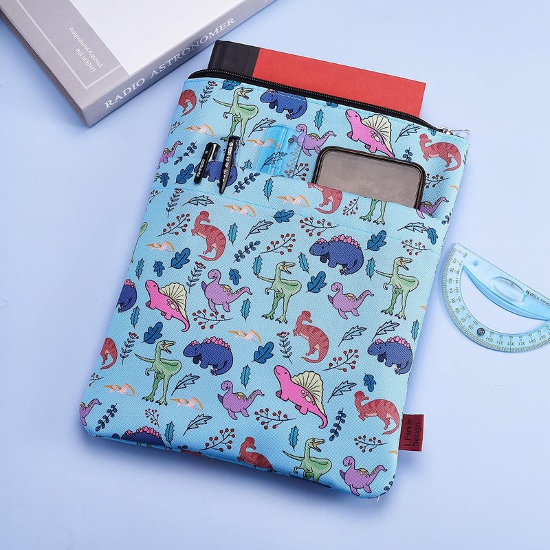 Fundas de libro de dinosaurios para libros de bolsillo, fundas