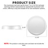 Aussio 2-Pack Mushroom Style RV Plumbing Vent Cap, Universal RV