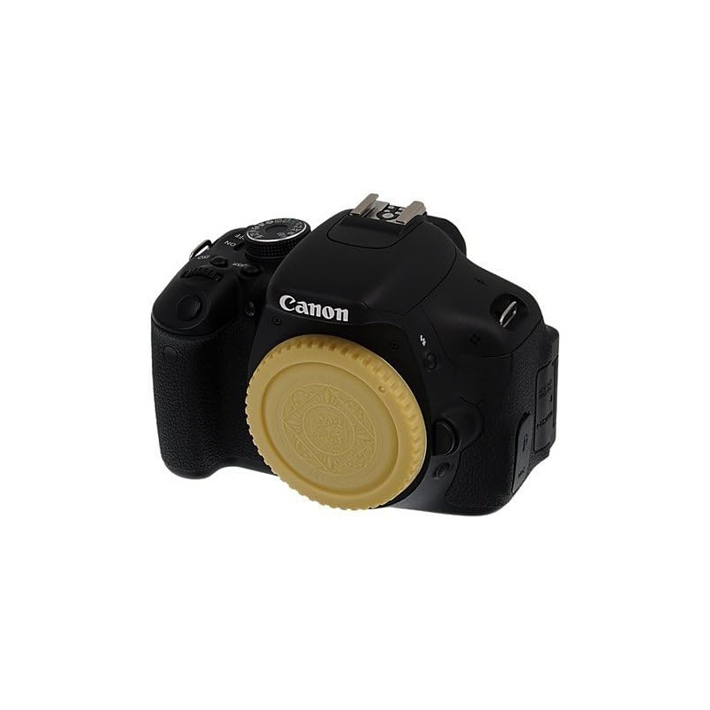 Fotodiox Gold Designer Body Cap Compatible with Canon EF and
