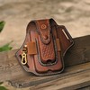 Tourbon - Estuche de cuero para teléfono celular, funda para