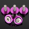 Dophee 20Pcs Billet Aluminum Bumper Fender M6 Screw Bolt Washer