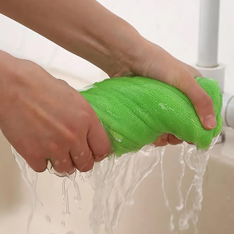 KAV® Reusable Ultra Absorbent Lint Free Microfiber Cleaning Cloths Cleaning