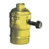Leviton Medium Base Complete, Aluminum Shell Incandescent Lampholder, Removable Turn