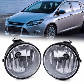 G-PLUS Front Bumper Fog Lights Assembly Compatible with Toyota Tacoma 2005-2011/ Tundra 2007-2013 neblineros para autos delantero faros antiniebla(Clear lens)