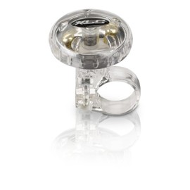XLC Unisex – Erwachsene Fahrradglocke DD-M12 Durchmesser 36 mm, Silber, 1size