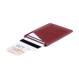 A-SLIM Minimalist Card Holder, Super Slim Leather Card Wallet, Front Pocket Wallet, Upright/Vertical Cardholder
