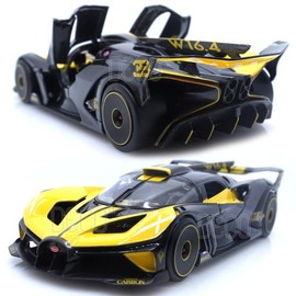 Deco & 1:24 Bugatti Bolide Yellow Mini Car Diecast / 데코앤 1:24 부가티 볼리드 옐로우 미니카 다이캐스트