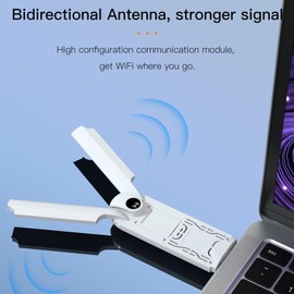 Ouitble 4G LTE USB Dongle Mobile Router USB WiFi Modem Supports 10 Users 150 Mbps Download 50 Mbps Upload Portable Travel Hotspot for Campers Home Travel