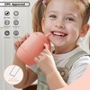 Cuddle Campus Pack of 2 Silicone Baby Training Cup, Shatterproof