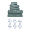 Hencely 6-Piece Bath Towel Set - High Absorbency, Quick Drying
