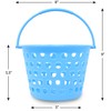 JOYIN 6 Pieces 8" Easter Egg Baskets with Handle and