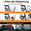 Anweller Bicycle Lock Fingerprint with 2 Keys, Bicycle Cable Locks