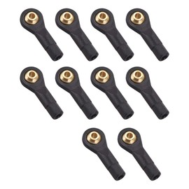 sourcing map 10 Pcs M2 2.0xL19mm Lever Steering Linkage Tie Rod End Ball Head End without Screws and Nut for RC Robot