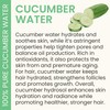Cucumber Hydrosol Bulk - 32 oz All Natural Hydrating Spray