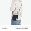 CHUMS Recycle Mesh Pocket Shoulder Bag, Black, Free size
