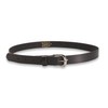 Hawkdale Womens Leather Belt - 1 Inch Skinny - Black,
