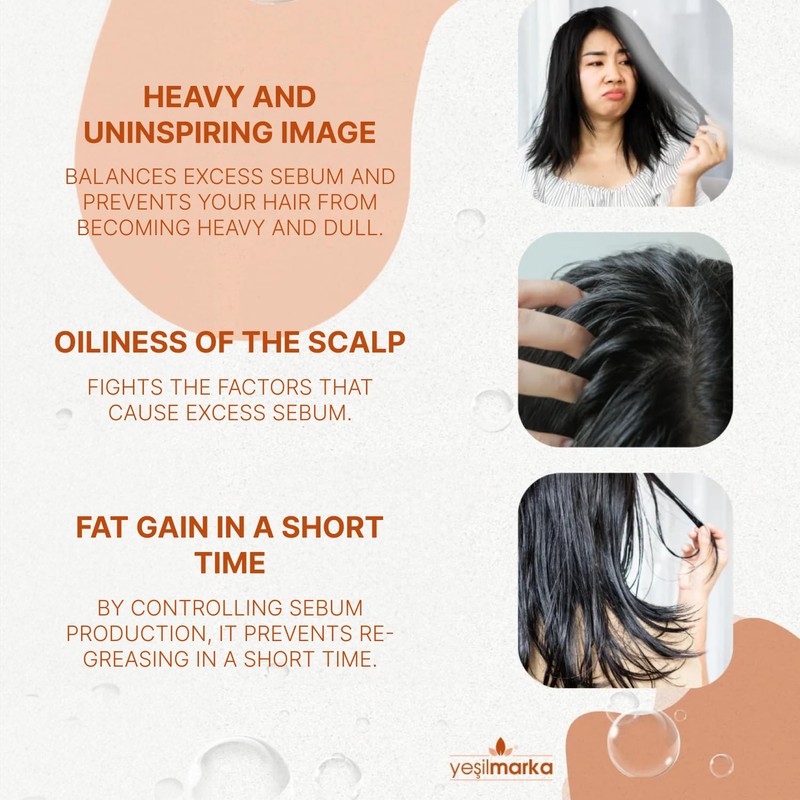 Green Natural Shampoo - for greasy hair