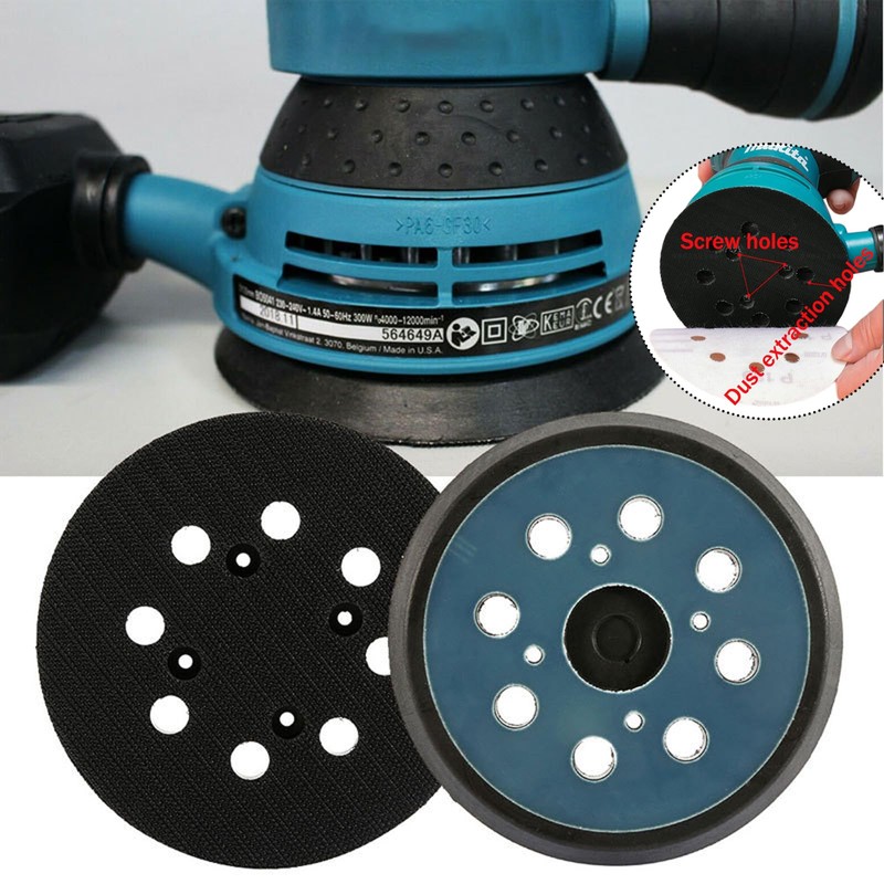 iFCOW 5" 8 Holes Sanding Pad Replacement for Ryobi Ridgid