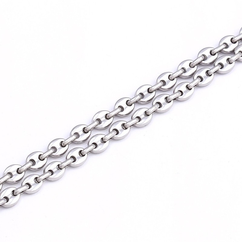 DonDon Men's Rosary Beads - 62 cm Stainless Steel, No