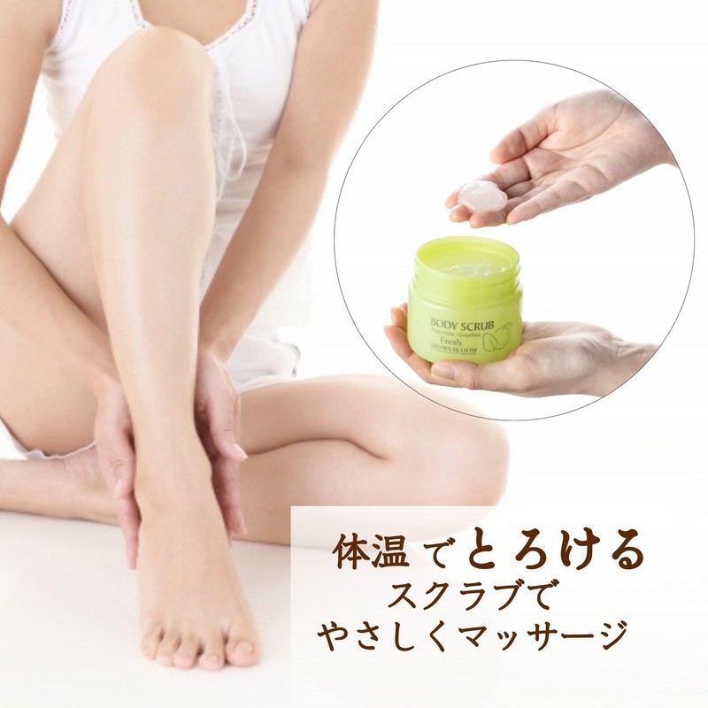 Aroma Bloom Body Scrub, Fresh, 7.1 oz (200 g), Approx.