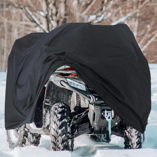 YONQIFON ATV Cover for 4 Wheelers ATV Covers 600D Heavy Duty & Waterproof, Quad Cover All Weather Large for CFMOTO Cforce,Polaris Sportsman,Can am Outlander,Yamaha Grizzly,Honda, Arctic Cat