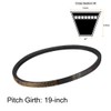 sourcing map M-19 Drive Belt Inner Perimeter 452mm/18" Industrial Power