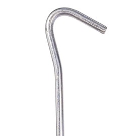 GroundMaster Tent Pegs | 9" Heavy Duty Galvanised Tent Pegs | Long Multipurpose Stakes (Pack of 20 Pegs)