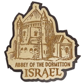Printtoo Israel Monument Engraved Wooden Fridge Magnet Souvenir Gift
