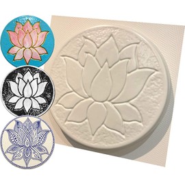 Lotus Flower Concrete or Plaster Mould Reusable ABS Mold