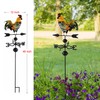 HGC 48 in. Metal Weather Vane for Garden Decor Farmhouse