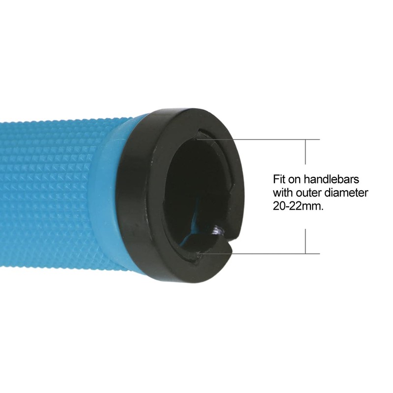 PLATT Bike Handlebar Grips with Aluminum Lock Non-Slip Rubber Bicycle