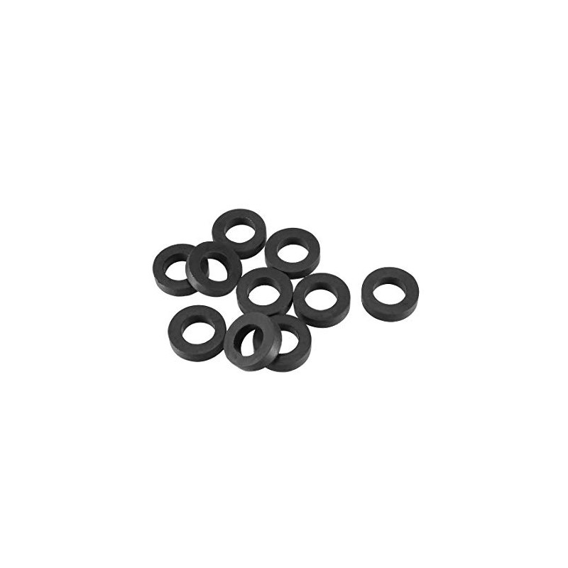 uxcell Rubber Flat Washers 12mm OD 7mm ID 3mm Thickness