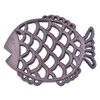 Decorative Cast Iron Trivet Fish Hot Pad 7.75" Wide