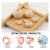 Cuentas De Madera Para Manualidades, 1106 Uds HS TRADING,Bolas de