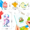 YTSQLER 200 PCS Biology Stickers, Biology Vinyl Stickers for Kids